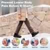 Men’s Orthopedic Diabetic Winter Boots: Comfortable Wide Toe Box Warm Arch Support Plantar Fasciitis Leather Dress Oxfords Shoes, Casual Walking Snow Ankle Mid Boots for Foot and Heel Pain Relief(K1-black)