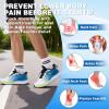Men’s Orthopedic Road Running Sneakers: Comfortable Casual Arch Supports Plantar Fasciitis Orthotic Sports Athletic Shoes, Flat Feet High Arch Tennis Work Walking Shoes for Foot Heel and Pain Relief(W4-blue White)