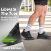 Men’s Orthopedic Road Running Sneakers: Comfortable Casual Arch Supports Plantar Fasciitis Orthotic Sports Athletic Shoes, Flat Feet High Arch Tennis Work Walking Shoes for Foot Heel and Pain Relief(W1-black)