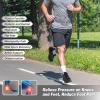 Men’s Orthopedic Road Running Sneakers: Comfortable Casual Arch Supports Plantar Fasciitis Orthotic Sports Athletic Shoes, Flat Feet High Arch Tennis Work Walking Shoes for Foot Heel and Pain Relief(W1-black)