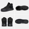 OrthoComfoot Men’s Orthopedic Hiking Boots, Water Resistant Outdoor Walking Shoes for Plantar Fasciitis, Light-Weight Casual Sneakers for Ankle and Foot Pain Relief(W1-black)