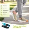 OrthoComfoot Men’s Orthopedic Slip-On Loafers Walking Shoes: Casual Comfortable Arch Support Slippers for Plantar Fasciitis, Soft Canvas Orthotic Shoes for Foot and Heel Pain Relief(W3-khaki)