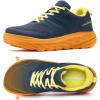 OrthoComfoot Men’s Orthopedic Diabetic Wide Walking Shoes: Comfortable Arch Support Plantar Fasciitis Sports Running Sneakers, Casual Swollen Bunion Work Tennis Shoes for Foot and Heel Pain Relief(K3-dark Blue)