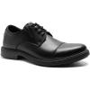 Orthopedic Business Leather Dress Shoes – Arch Support Formal Wingtip Oxford Patent Shoe for Men- Plantar Fasciitis Cap Toe Comfortable Lace Up Oxfords for Tuxedo for Foot Pain Relief(W1-black)