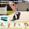 Men’s Orthopedic Diabetic Wide Toe Box Walking Shoes: Comfortable Arch Support Plantar Fasciitis Orthotics Sport Shoes, Swollen Feet Casual Running Tennis Sneakers for Foot and Heel Pain Relief(K1-black)