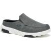 OrthoComfoot Men’s Orthopedic Slip-On Loafers Walking Shoes with Arch Support: Casual Plantar Fasciitis Slippers for Flat Feet, Comfortable Orthotic Shoes for Foot and Heel Pain Relief(W7-dark Grey)