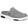 OrthoComfoot Men’s Orthopedic Slip-On Loafers Walking Shoes with Arch Support: Casual Plantar Fasciitis Slippers for Flat Feet, Comfortable Orthotic Shoes for Foot and Heel Pain Relief(W10-grey)