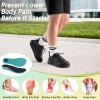 Men’s Orthopedic Wide Leather Dress Shoes: Diabetic Arch Support Plantar Fasciitis Comfortable Casual Walking Shoes, Orthotic Flat Feet Work Tennis Sneakers for Swollen Feet and Heel Pain Relief(K1-black)