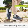 OrthoComfoot Men’s Orthopedic Slip On Loafers: Comfortable Arch Support Loafers for Plantar Fasciitis, Orthotic Flat Feet Casual Walking Shoes for Foot and Heel Pain Relief(W1-denim)
