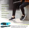 OrthoComfoot Men’s Orthopedic Slip On Loafers: Comfortable Arch Support Loafers for Plantar Fasciitis, Orthotic Flat Feet Casual Walking Shoes for Foot and Heel Pain Relief(W2-black)