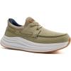Men’s Orthopedic Slip On Walking Shoes: Comfortable Plantar Fasciitis Arch Support Orthotic Loafers, Flat Feet Casual Vintage Flat Canvas Shoes for Foot and Heel Pain Relief(W3-khaki)