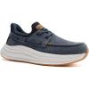 Men’s Orthopedic Slip On Walking Shoes: Comfortable Plantar Fasciitis Arch Support Orthotic Loafers, Flat Feet Casual Vintage Flat Canvas Shoes for Foot and Heel Pain Relief(W1-denim)