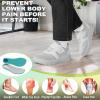 OrthoComfoot Men’s Orthopedic Diabetic Wide Walking Shoes: Comfortable Cushion Arch Support Plantar Fasciitis Sneakers, Orthotic High Arch Swollen Feet Adjustable Work Shoes for Ankle and Heel Pain(K2-gray)