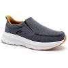Men’s Orthopedic Slip On Loafers with Arch Support: Comfortable Plantar Fasciitis Orthotic Shoes for Plantar Fasciitis, Canvas Thick Sole Walking Shoes for Foot and Heel Pain Relief(W1-denim-1)