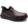 Men’s Orthopedic Wide Leather Dress Shoes: Arch Support Plantar Fasciitis Orthotic Casual House Slip On Loafers, Comfortable High Arch Work Business Walking Oxford for Foot Heel Pain Relief(K2-dark Brown)