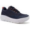 OrthoComfoot Men’s Orthopedic Diabetic Wide Walking Shoes: Comfortable Plantar Fasciitis Fashion Sneakers with Arch Support for Swollen, Casual Hammer Toes Shoes for Foot and Heel Pain Relief(K4-indigo)
