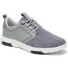 OrthoComfoot Men’s Orthopedic Fashion Sneakers with Arch Support: Comfortable Plantar Fasciitis Walking Shoes, Casual Breathable Flat Feet Shoes for Foot and Heel Pain Relief(W3-grey)