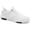 OrthoComfoot Men’s Orthopedic Fashion Sneakers with Arch Support: Comfortable Plantar Fasciitis Walking Shoes, Casual Breathable Flat Feet Shoes for Foot and Heel Pain Relief(W5-white)
