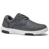 OrthoComfoot Men’s Orthopedic Leather Dress Walking Shoes: Comfortable Arch Support Fashion Sneakers for Plantar Fasciitis, Orthotic Causal Business Shoes for Heel Foot Pain Relief(W1-dark Gray)