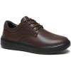 OrthoComfoot Men’s Orthopedic Leather Dress Walking Shoes: Comfortable Plantar Fasciitis Sneakers with Arch Support for, Orthotic Casual Business Work Shoes for Foot and Heel Pain Relief(W2-brown)