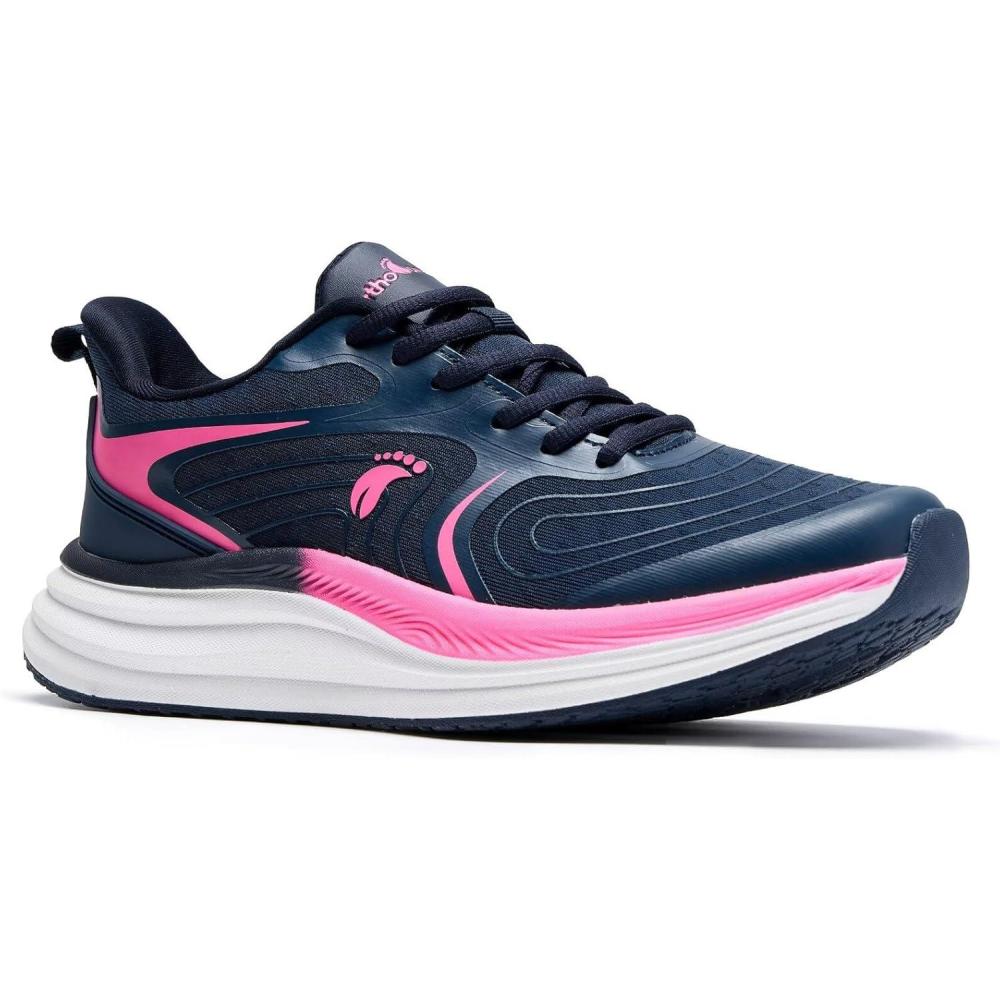 imageWomens Orthopedic Road Running Shoes Comfortable Casual Arch Support Plantar Fasciitis Athletic Sneakers High Arch Flat Feet Tennis Sports Work Walking Shoes for Foot and Heel Pain ReliefW3rose