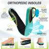 Men’s Orthopedic Diabetic Walking Shoes: Wide Toe Box Comfortable Arch Support Plantar Fasciitis Slip On Shoes, Swollen Feet Casual Adjustable Loafers for Foot and Heel Pain Relief(K1-black)