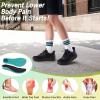 Men’s Orthopedic Diabetic Wide Running Shoes: Comfortable Arch Support Plantar Fasciitis Sports Shoes for Easy On/Off, High Arch Orthotic Swollen Tennis Fashion Sneakers for Foot and Heel Pain Relief(K1-black)