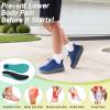 Men’s Orthopedic Diabetic Wide Walking Shoes: Wide Toe Box Comfortable Arch Support Plantar Fasciitis Running Sports Sneakers, Casual Flat Feet Swollen Feet Shoes for Foot and Heel Pain Relief(K2-dark Blue)