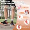 Men’s Orthopedic Road Running Shoes: Comfortable Casual Arch Supports Plantar Fasciitis Orthotic Slip On/Off Sport Sneakers, Flat Feet High Arch Tennis Work Walking Shoes for Foot Heel and Pain Relief(W2-orange Black)