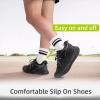 Men’s Orthopedic Road Running Shoes: Comfortable Casual Plantar Fasciitis Arch Support Athletic Sports Sneakers, Orthotic High Arch Cushion Tennis Gym Work Walking Shoes for Foot Heel Pain Relief(W1-black)