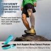 OrthoComfoot Men’s Wide Orthopedic Plantar Fasciitis Shoes: Comfortable High Arch Support Trail Running Shoes for Walking & Hiking, Orthotic Tennis Sneakers Relief Flat Feet, Feet Pain(W1-black)