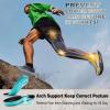 OrthoComfoot Men’s Wide Orthopedic Plantar Fasciitis Shoes: Comfortable High Arch Support Trail Running Shoes for Walking & Hiking, Orthotic Tennis Sneakers Relief Flat Feet, Feet Pain(W2-grey)