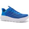 Men’s Orthopedic Diabetic Wide Running Shoes: Comfortable Arch Support Plantar Fasciitis Sports Shoes for Easy On/Off, High Arch Orthotic Swollen Tennis Fashion Sneakers for Foot and Heel Pain Relief(K2-dark Blue)