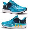 Men’s Orthopedic Road Running Shoes: Comfortable Casual Arch Support Plantar Fasciitis Orthotic Sport Sneakers, Supportive Athletic Tennis Working Walking Shoes for Foot Heel and Pain Relief(W3-blue)