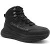 Men’s Orthopedic Waterproof Hiking Boots: Comfortable Plantar Fasciitis Work Walking Running Trekking Shoes, Flat Feet Orthotic Mid Ankle Support Trail Sneakers for Foot and Heel Pain Relief(W1-black)