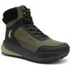 Men’s Orthopedic Wide Snow Boots: Comfortable Winter Diabetic Plantar Fasciitis Arch Support Warm Insulated Mid Ankle Boots, Orthotic Casual Waterproof Walking Hiking Shoes for Foot Heel Pain Relief(K1-green)
