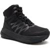 Men’s Orthopedic Wide Waterproof Hiking Boots: Comfortable Plantar Fasciitis Work Walking Running Trekking Shoes, Orthotic Non Slip Adventures Mid Ankle Support Trail Sneakers for Foot Pain Relief(K1-black)