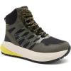 Men’s Orthopedic Wide Waterproof Hiking Boots: Comfortable Plantar Fasciitis Work Walking Running Trekking Shoes, Orthotic Non Slip Flat Feet Mid Ankle Support Trail Sneakers for Foot Pain Relief(K2-green)