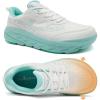 Women’s Orthopedic Diabetic Wide Running Shoes: Comfortable Casual Arch Support Plantar Fasciitis Orthotic Sneakers, High Arch Swollen Work Tennis Sports Shoes for Foot and Heel Pain Relief(K2-blue/White)