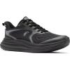 Women’s Orthopedic Road Running Shoes: Comfortable Casual Arch Support Plantar Fasciitis Athletic Sneakers, High Arch Flat Feet Tennis Sports Work Walking Shoes for Foot and Heel Pain Relief(W1-black)