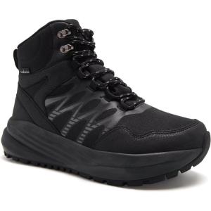 Men’s Orthopedic Wide Waterproof Hiking Boots: Comfortable Plantar Fasciitis Work Walking Running Trekking Shoes, Orthotic Non Slip Adventures Mid Ankle Support Trail Sneakers for Foot Pain Relief(K1-black)
