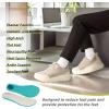 OrthoComfoot Women’s Orthopedic Diabetic Wide Walking Shoes: Comfortable Casual Arch Support Plantar Fasciitis Sneakers, Tennis Orthotic High Arch Swollen Feet Work Shoes for Ankle and Heel Pain(K2-beige)