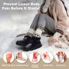 Women’s Orthopedic Leather Winter Ankle Boots: Comfortable Wide Tox Box Warm Diabetic Arch Support Plantar Fasciitis Dress Oxfords, Orthotic Casual Hook and Loop Walking Shoes for Foot and Heel Pain(K1-black)