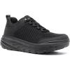 OrthoComfoot Women’s Orthopedic Diabetic Wide Walking Shoes: Comfortable Casual Arch Support Plantar Fasciitis Fashion Sneakers, Work Tennis Orthotic High Arch Swollen Feet Shoes for Foot Heel Pain(K1-black)