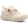 OrthoComfoot Women’s Orthopedic Diabetic Wide Walking Shoes: Comfortable Casual Arch Support Plantar Fasciitis Loafers, Orthotic High Arch Swollen Feet Adjustable Work Shoes for Ankle and Heel Pain(K2-beige)