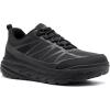 OrthoComfoot Women’s Orthopedic Diabetic Wide Walking Shoes: Comfortable Casual Arch Support Plantar Fasciitis Sneakers, Tennis Orthotic High Arch Swollen Feet Work Shoes for Ankle and Heel Pain(K1-black)