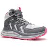 Women’s Orthopedic Mid Trekking Hiking Boots: Comfortable Plantar Fasciitis Ankle Support Workout Walking Running Shoes, Orthotic Work Sport Waterproof Trail Sneakers for Feet and Heel Pain Relief(W2-grey)