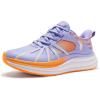 Women’s Orthopedic Road Running Shoes: Comfortable Arch Support Plantar Fasciitis Orthotic Athletic Sports Sneakers, Casual Flat Feet High Arch Tennis Work Walking Shoes for Foot Heel and Pain Relief(W3-purple)