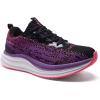 Women’s Orthopedic Road Running Shoes: Comfortable Arch Supports Plantar Fasciitis Orthotic Athletic Sneakers, Casual Flat Feet High Arch Tennis Sport Walking Shoes for Foot Heel and Pain Relief(W2-purple)