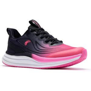 Women’s Orthopedic Road Running Shoes: Comfortable Arch Support Plantar Fasciitis Sports Sneakers, Casual Orthotic High Arch Flat Feet Tennis Work Walking Shoes for Foot Heel and Pain Relief(W3-rose)